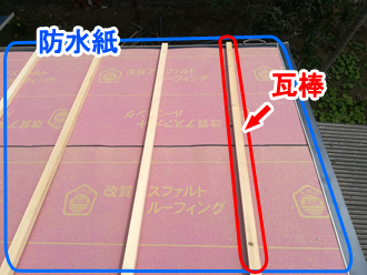 「屋根葺き替え工事」は普段お手入れの難しい屋根下地を新しくして新しい屋根材を使用して葺き替える工事です。