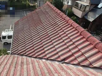 セメント瓦屋根
