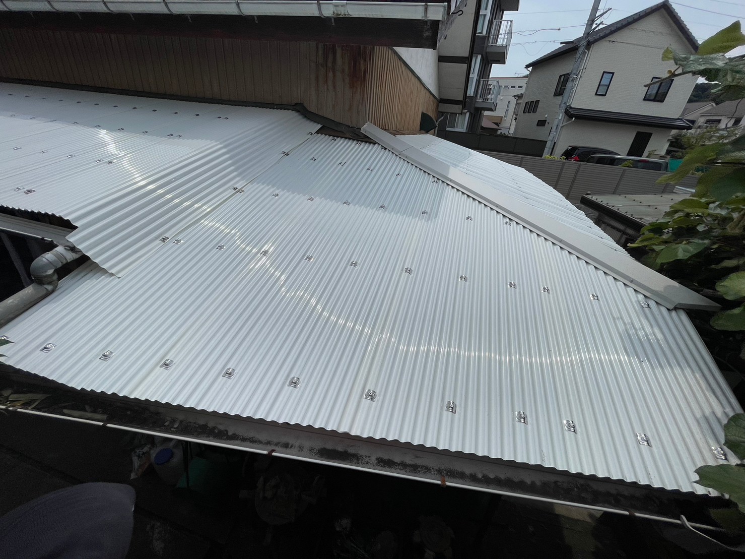 工事後の屋根