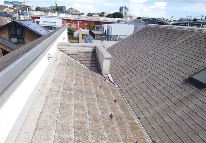 横浜市都筑区荏田東の屋根のメンテナンスを考えているお客様に屋根カバー工事のご提案！