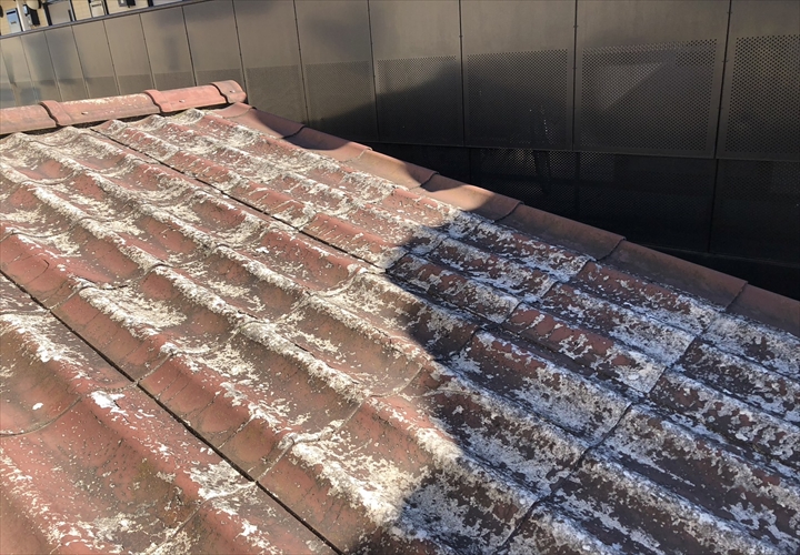 相模原市中央区田名でバリバリに剥がれた屋根の正体はかわらUでした