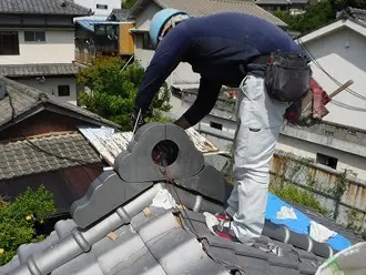 鬼板金の施工