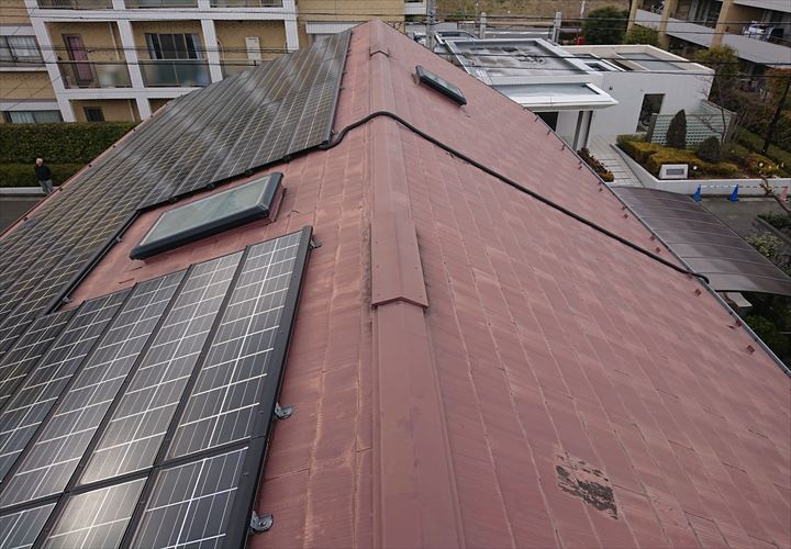 横浜市緑区三保町へ前回のメンテナンスから日数が経過してしまった屋根の調査に伺いました