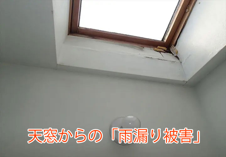 天窓からの「雨漏り被害」
