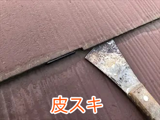 皮スキ