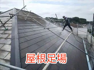 屋根足場