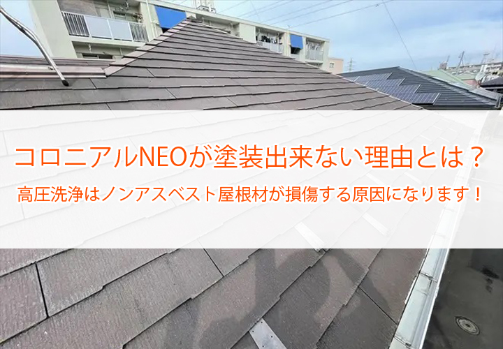 コロニアルNEOが塗装出来ない理由とは
