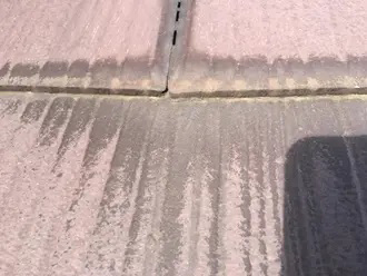 塗膜によって塞がれた小口部分