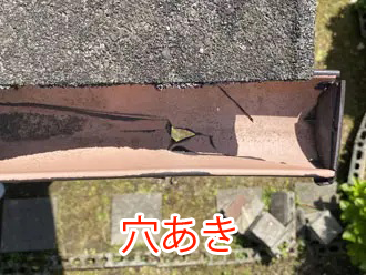 穴あき