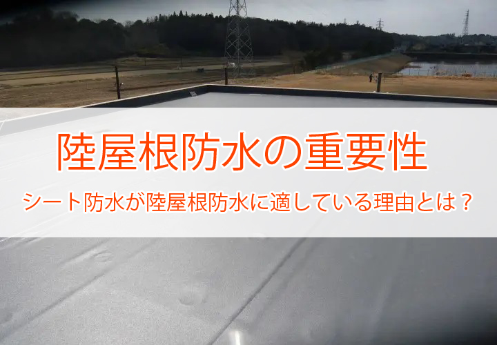 陸屋根防水の重要性