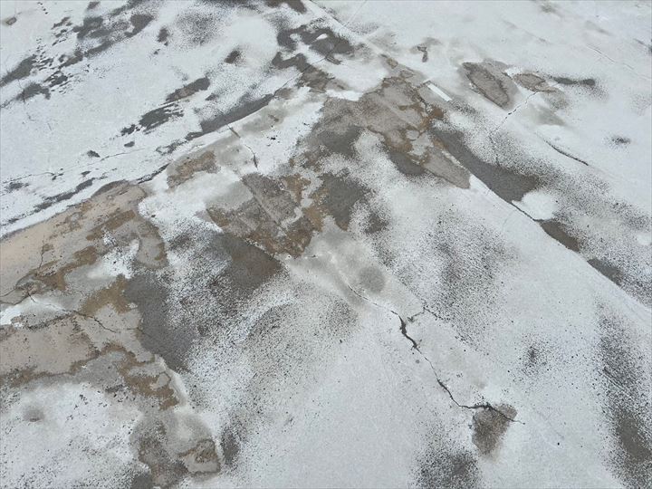 劣化した防水層