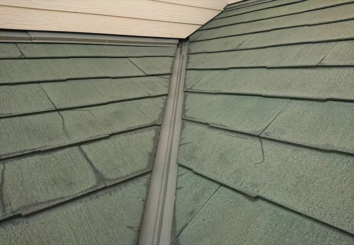 現地調査をさせていただいたコロニアルNEOが使用された屋根