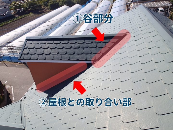 ドーマーの雨漏りリスクが高い場所