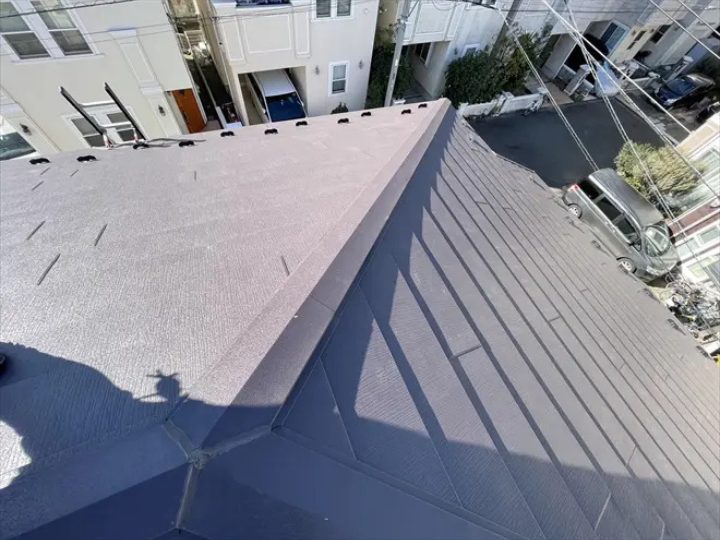 異常が無かった棟板金
