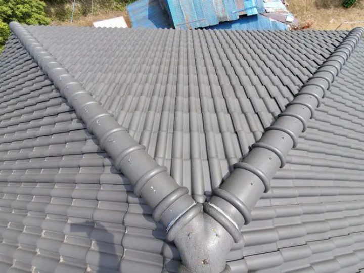 瓦が使用された屋根
