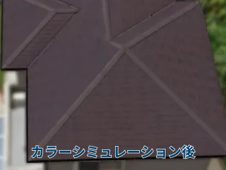 カラーシミュレーション後