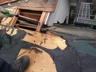 野地板の張り替え