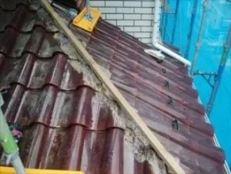 既存の棟を解体した後の状態