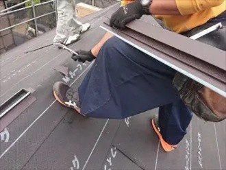 板金の取付け