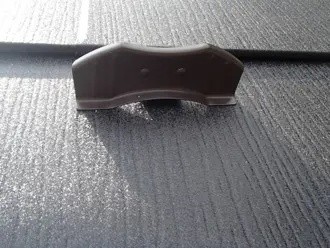 雪止めの設置する作業工程