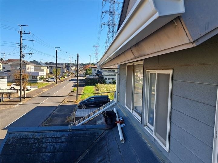 「軒樋と竪樋」を共に交換