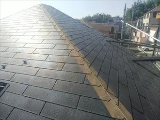 既存の貫板を撤去後の状態