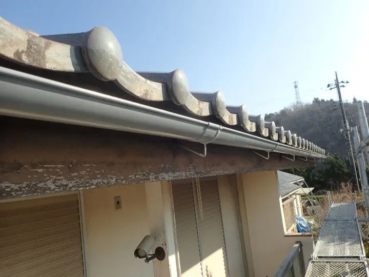 雨樋の取り付け工事完工