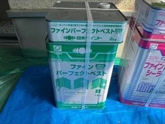 仕上げにファインパーフェクトベストを使用