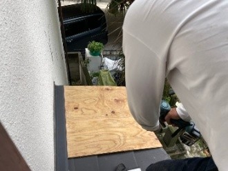 野地板下地の設置