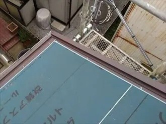 「ケラバ・軒先水切り」の設置