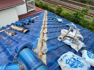 隅棟の解体撤去