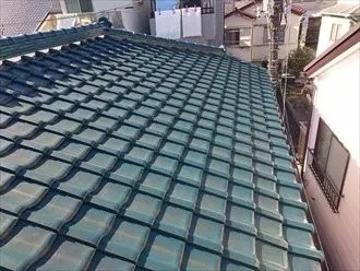 瓦屋根の点検調査