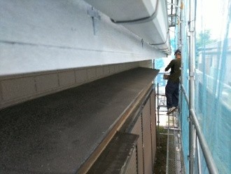 足場を架設