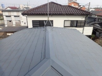 アスベスト含有スレート屋根