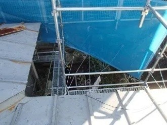 足場の架設工程