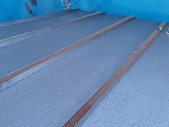 ガルバリウム鋼板を重ね葺き作業の工程