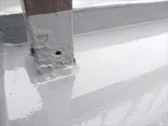ウレタン塗膜防水工事が完成