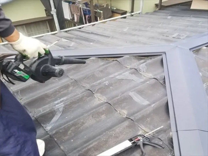 棟板金工事が完了