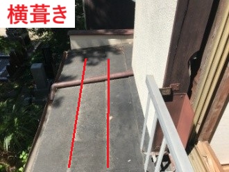 横葺き屋根