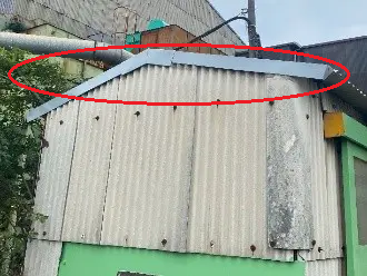 ケラバを設置