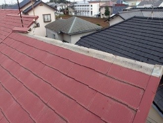 落下してしまった棟板金部分