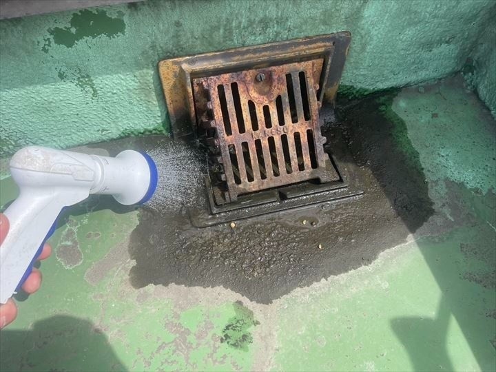 散水検査を実施
