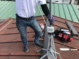 アンテナ線の締め直し