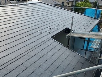 ファインパーフェクトベストを使用後の屋根
