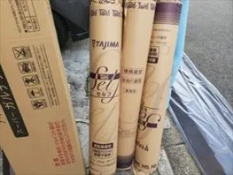 使用した防水紙は田島ルーフィング株式会社製の「タディスセルフ」