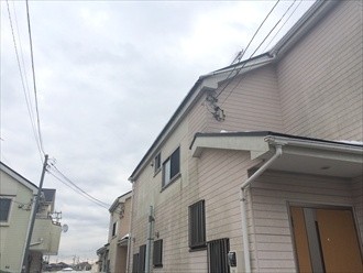 樋が設置されていない箇所の状態