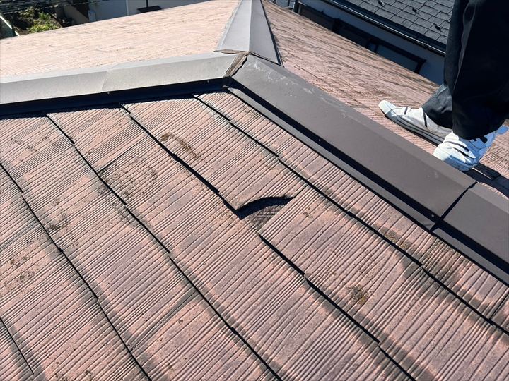 割れたスレート