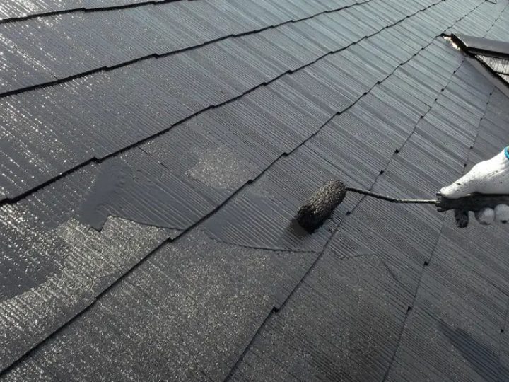 化粧スレートの塗装