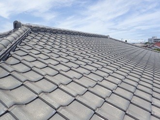 瓦屋根の点検調査