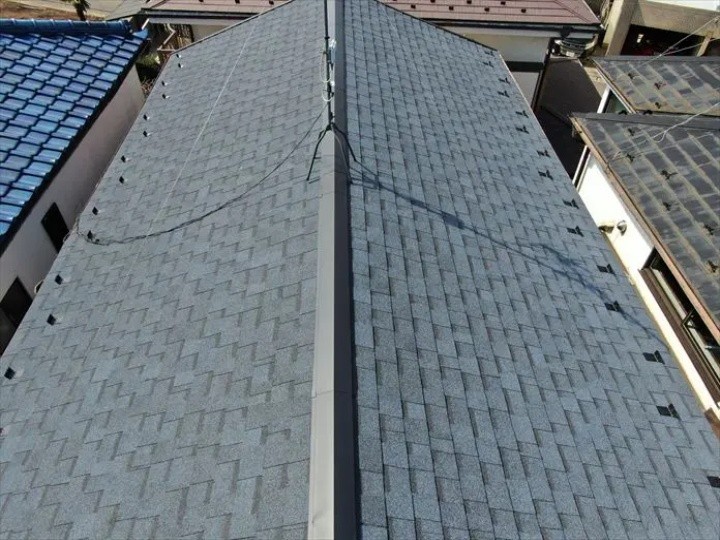 屋根葺き替え工事が完工